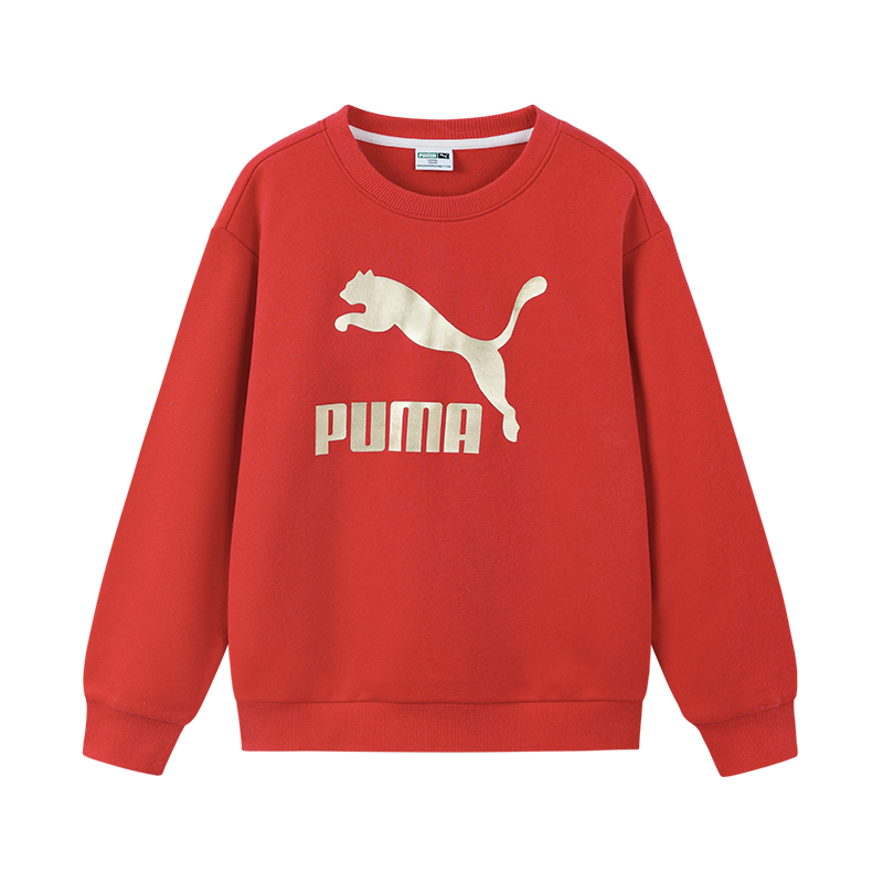 PUMA Sweatshirt SportstyleCLASSICS BIG LOGO CREW FL China Red Kids'