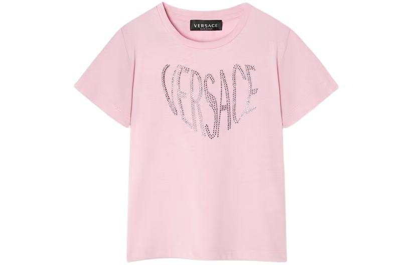 VERSACE VERSACE T Shirt Light Pink Kids'