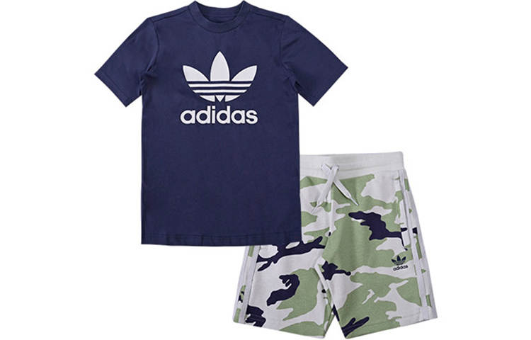 Adidas Originals Kids Casual Sportswear Crew Neck Moderate