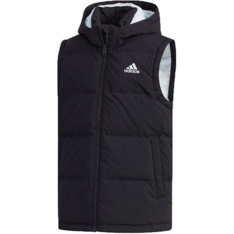 Adidas Adidas Grade School Down Vests Hooded Non Detachable Moderate