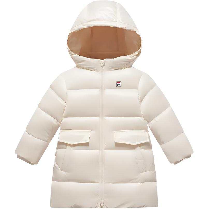 FILA KIDS Down Jacket Unisex Arisa White