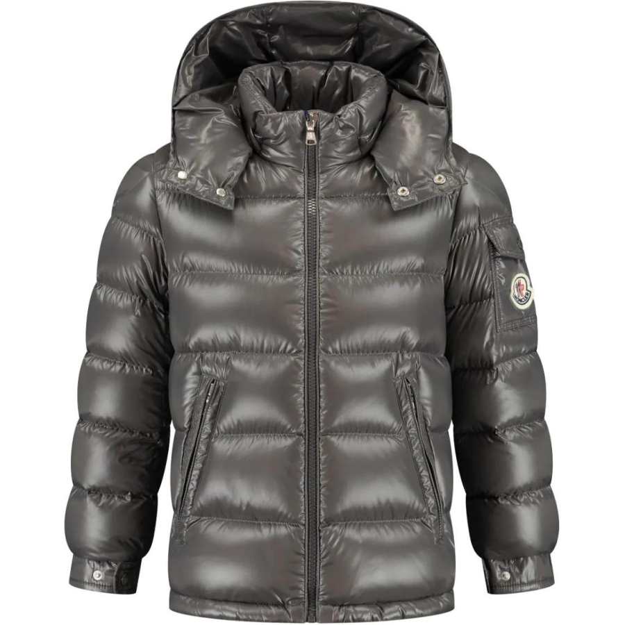 Moncler Maya Series Down Jacket Children Aged 3 7 Years Old Dark Gray