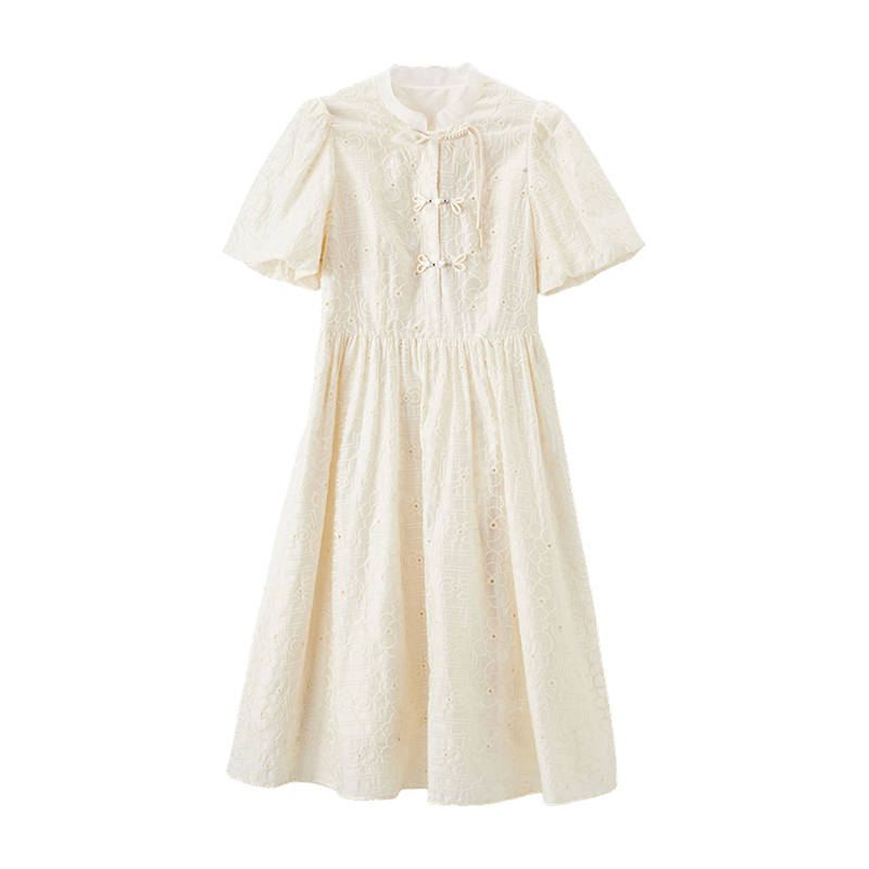 XIANGYING Cheongsam Women's Beige
