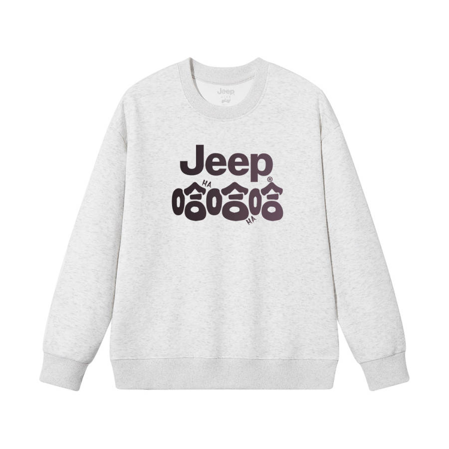 Jeep Grade School Sweatshirts Crew Neck Moderate