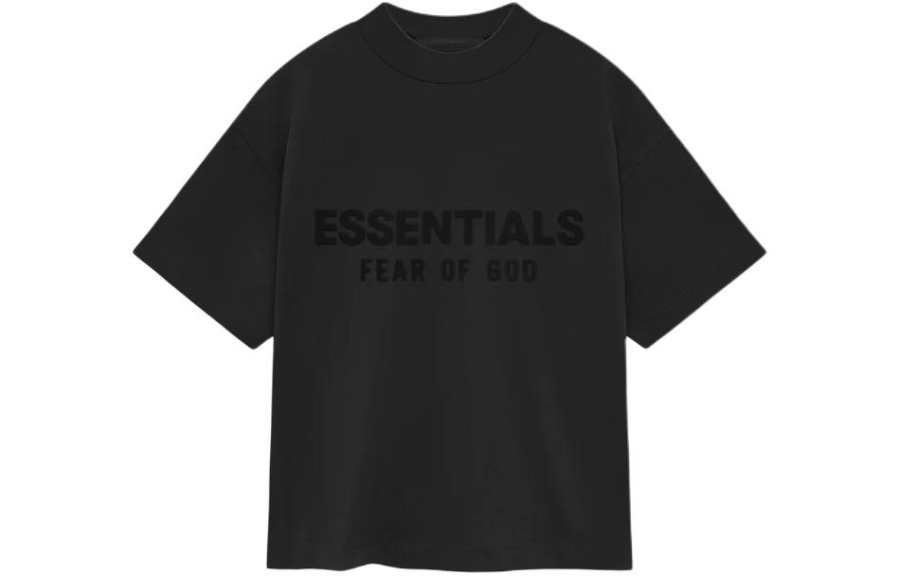 Fear Of God Essentials T Shirt Jet Black/Jet Black Kids'