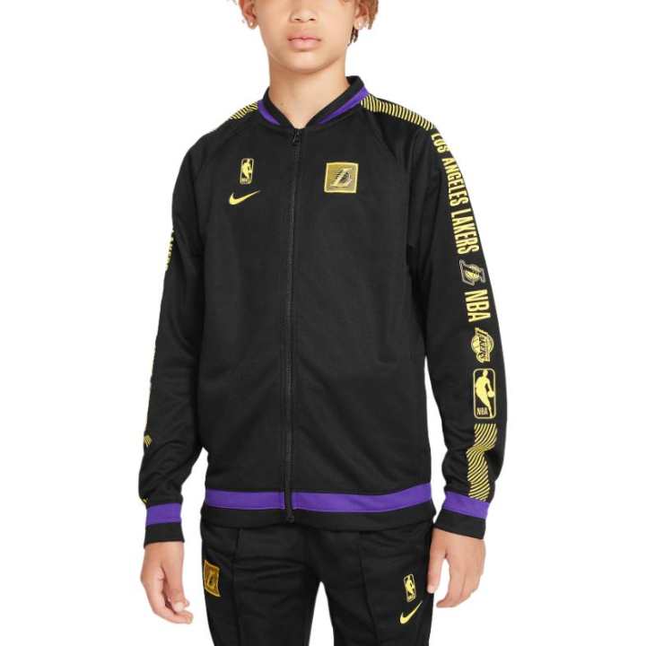 Nike Nike Jackets & Coats Los Angeles Lakers SS24 Black Purple Teenagers