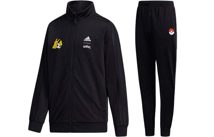 Adidas Adidas X Pokemon Kids Casual Sportswear Stand Collar Moderate