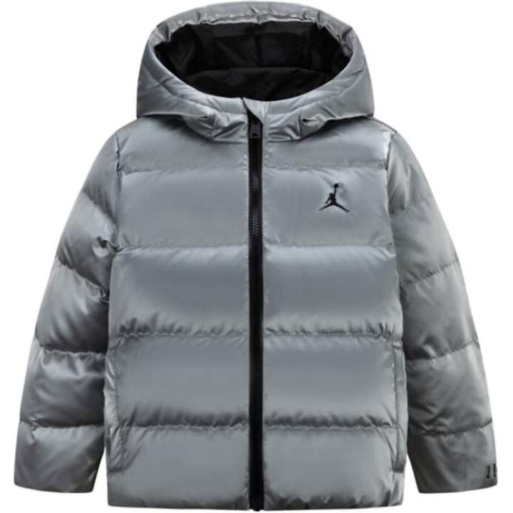 Jordan Jordan Down Jacket Air Silver Gray Children Aged 3 7 Years Old