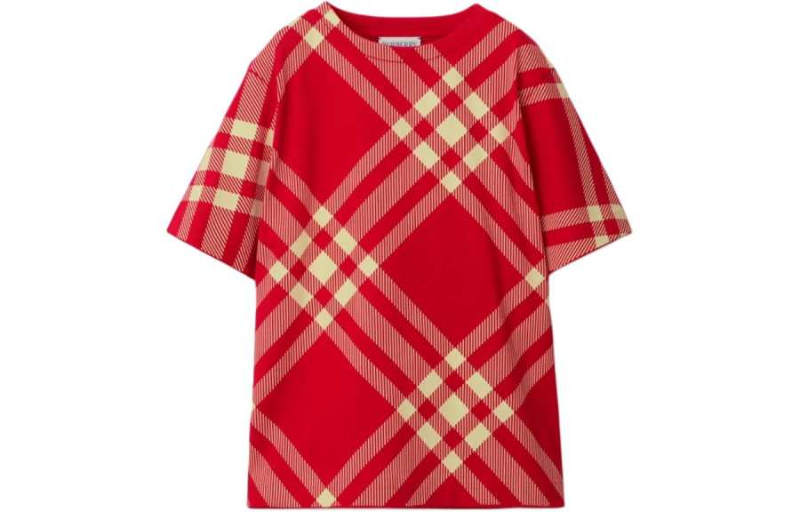 Burberry Kids T Shirts Crew Neck Moderate