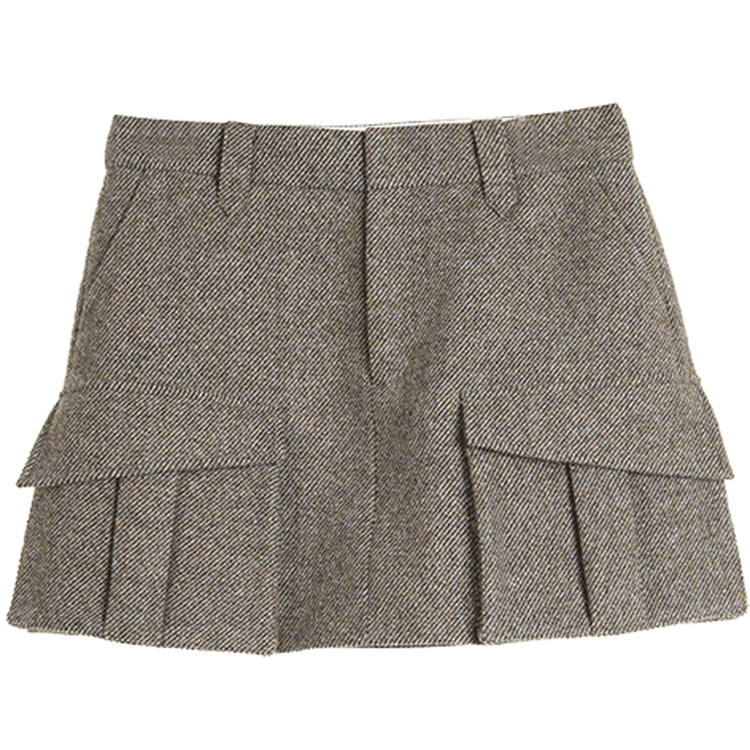 ELLE Casual Short Skirts Women's Coffee