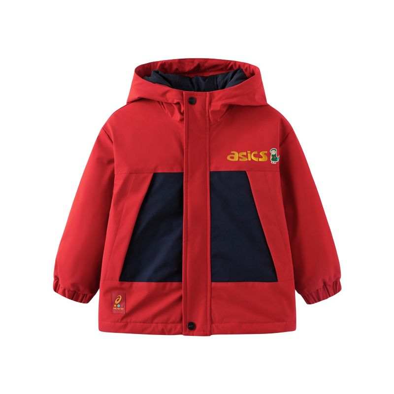 Asics x YISHUJIA,LIANMINGKUAN Padded Jacket Navy Blue Children Aged 3 7 Years Old