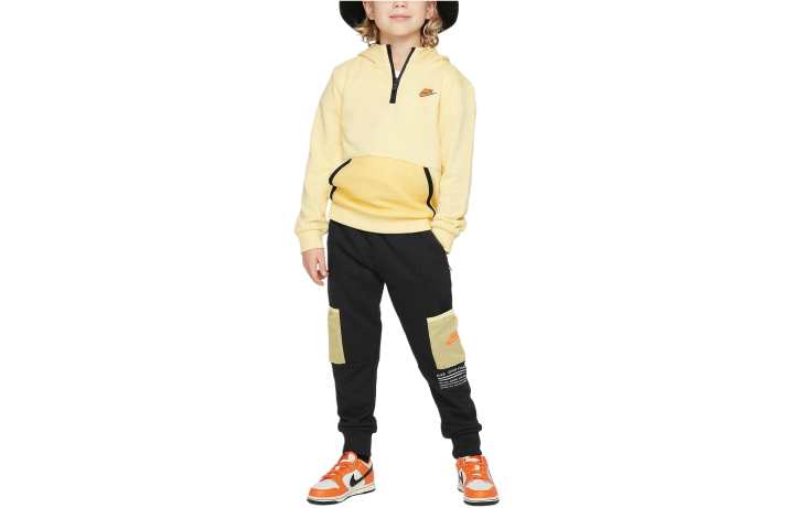 Nike Nike Kids' Apparel Sportswear Paint Your Future Sweatshirt Light Yellow Kids'