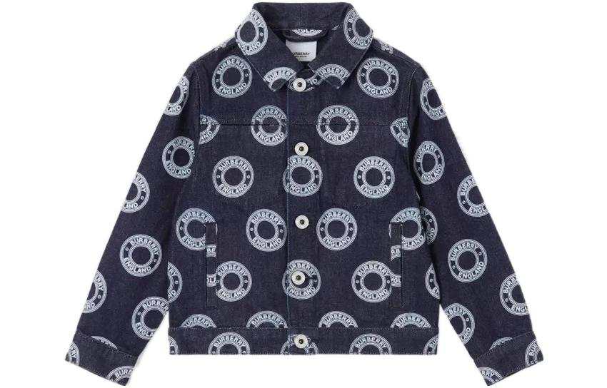 Burberry FW22 Denim Jacket Blue Kids'