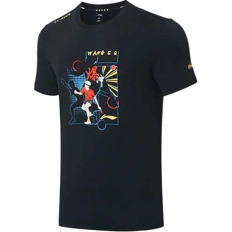 Li-Ning Li Ning Table Tennis Collection T Shirt Men's Black