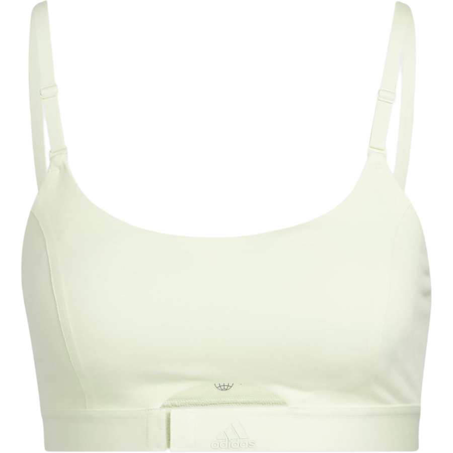 Adidas Adidas AEROIMPACT LIGHT SUPPORT BRA Sports Underwear Women's Sour Green