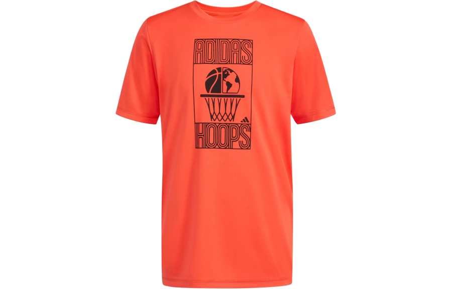 Adidas Adidas Kids' Apparel Ss Poly Sport Tee T Shirt Kids' Bright Red