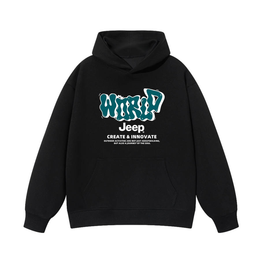 Jeep Grade School Sweatshirts Hooded Moderate