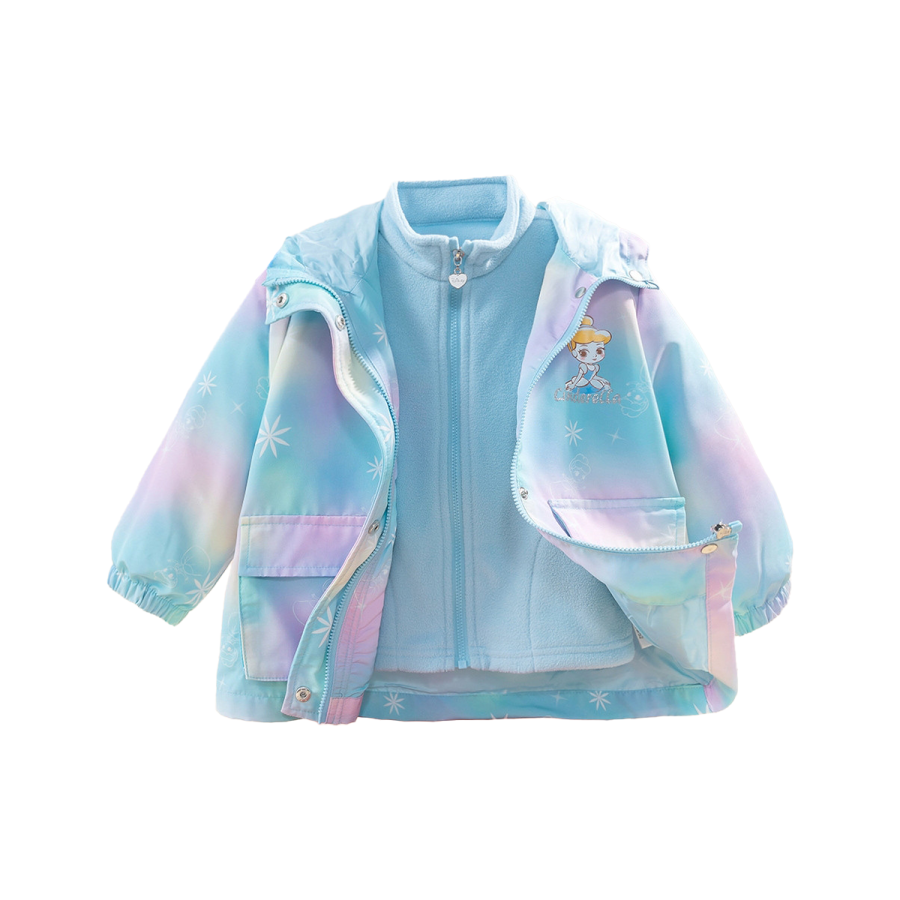 Disney Jacket Cold Resistant Mountaineering Softshell Thickened And Fleece Lined Windproof And Waterproof