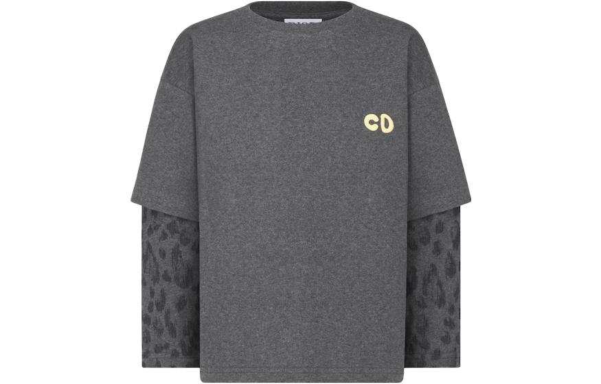 DIOR DIOR Kids T Shirts Crew Neck Moderate