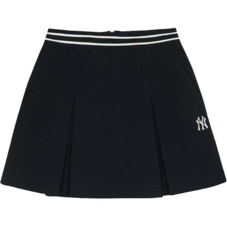 MLB New York Yankees Varsity Casual Short Skirts Women's Black