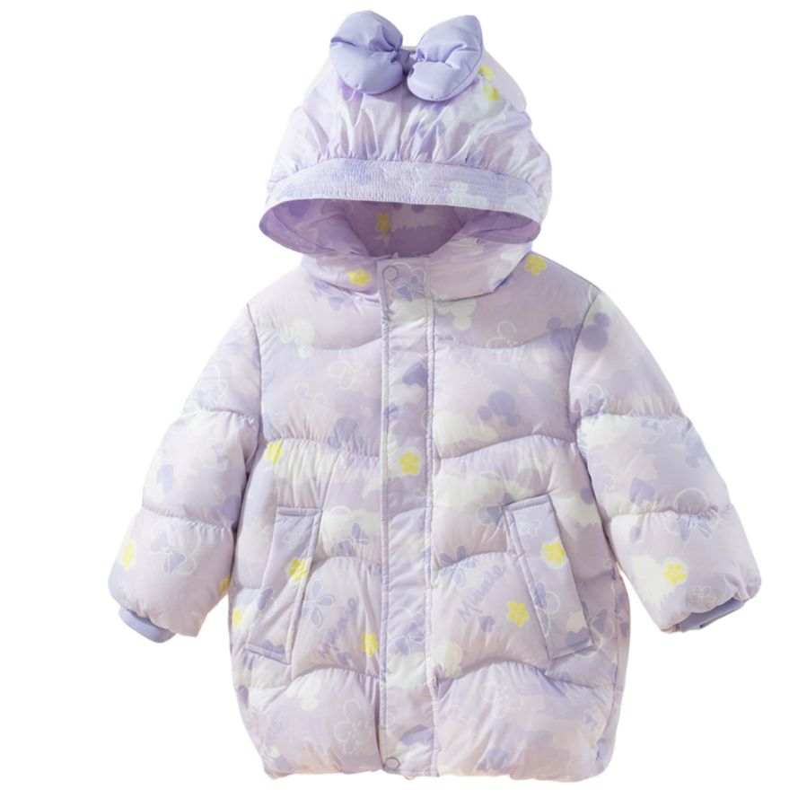 Disney Down Jacket Light Purple Blue Children Aged 3 7 Years Old