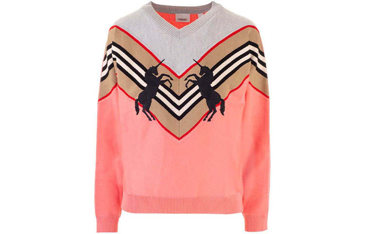 Burberry Kids Sweaters V Neck Moderate