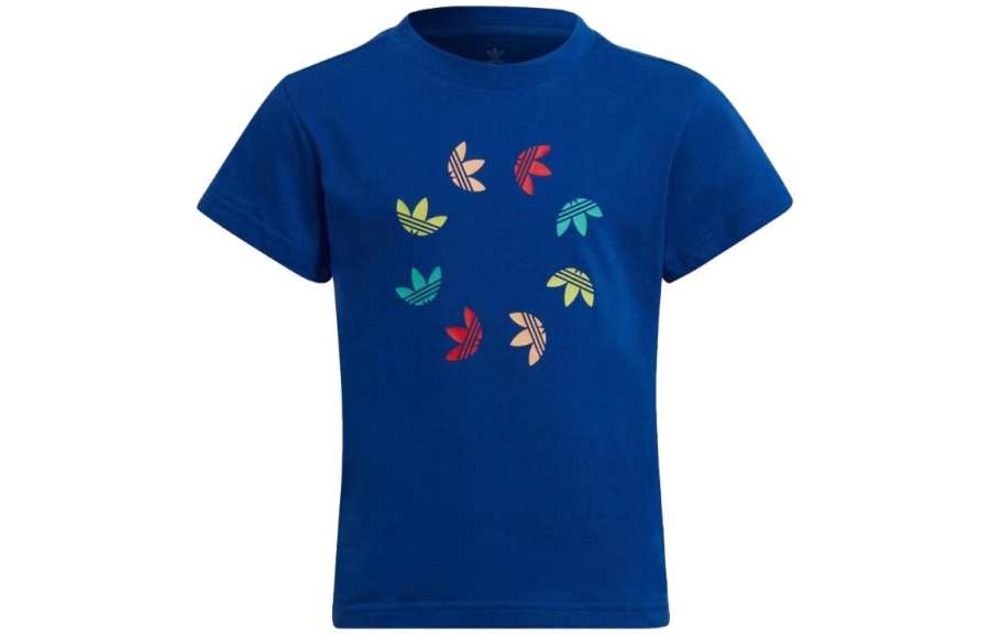 Adidas Originals Kids T Shirts Crew Neck Moderate