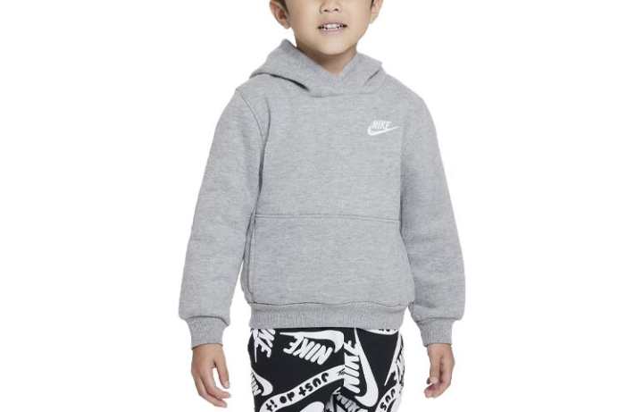 Nike Nike Sweatshirt Kids' Apparel Sportswear Club Fleece Pullover Gray Infant And Toddler
