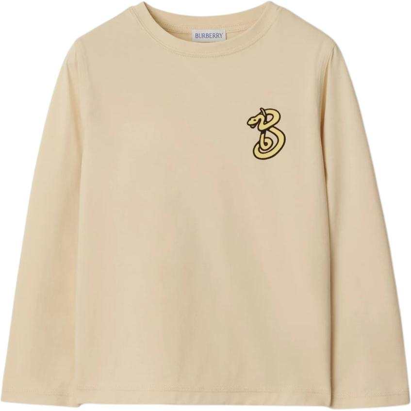 Burberry Sweatshirt SS25 New Year's Greetings Collection For The Year Of The Snake Nutmeg Kids'