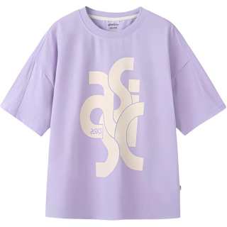 ASICS Kids T Shirts Crew Neck Thin