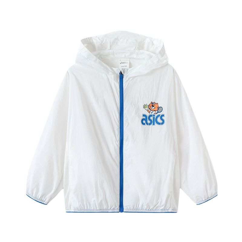 Asics Jacket Sports Performance White Children Aged 3 7 Years Old