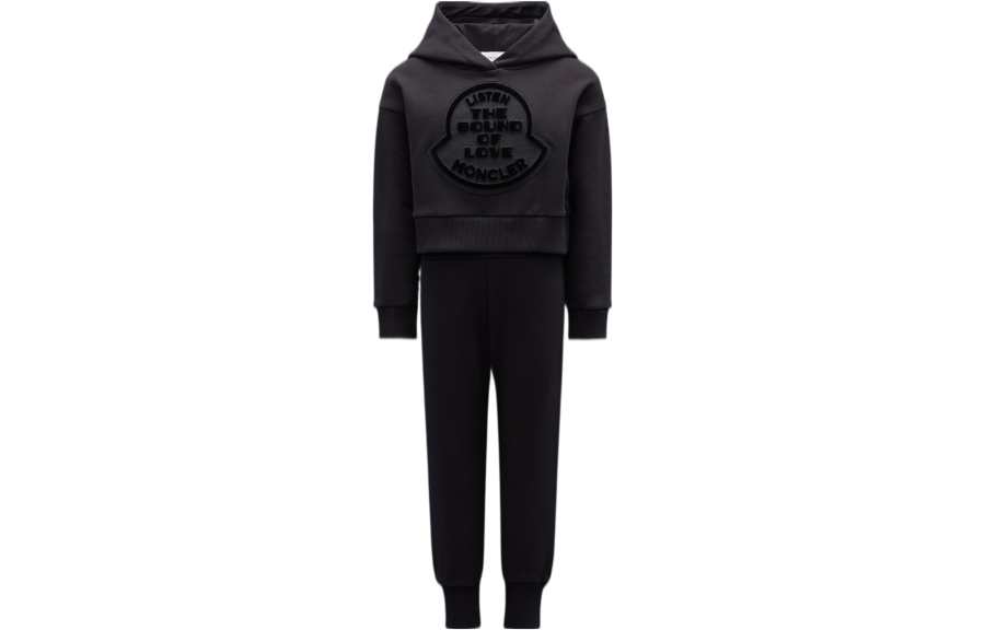 Moncler Casual Sportswear Black Kids'