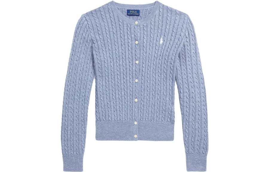 Polo Ralph Lauren Sweater SS23 Classic Version Blue Teenagers