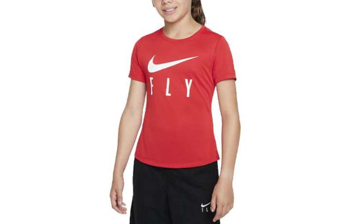 Nike Nike Dri Fit T Shirt University Red Kids'