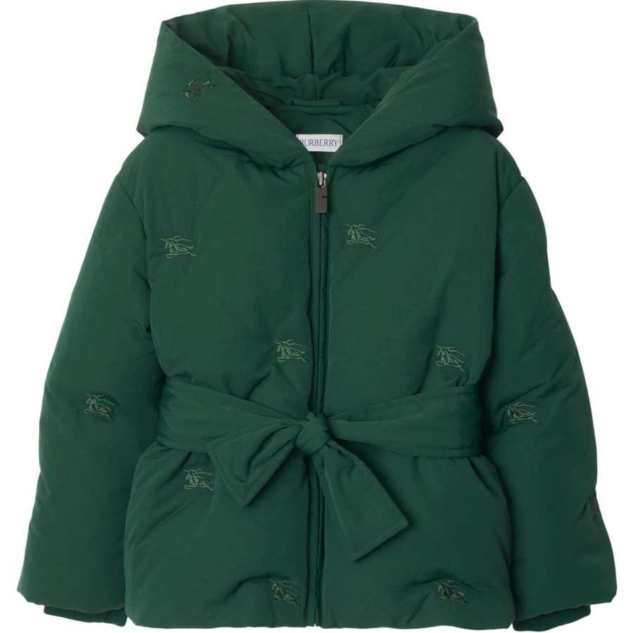 Burberry FW24 Down Jacket Kids' Dark Green