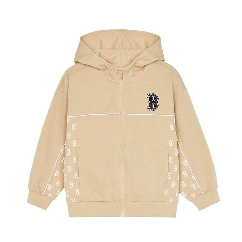MLB KIDS Sweatshirt Light Beige Yellow Children Aged 3 7 Years Old
