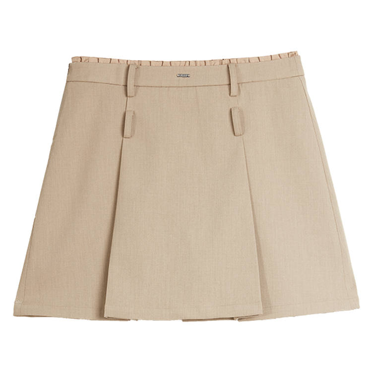 ELLE Casual Short Skirts Women's Khaki