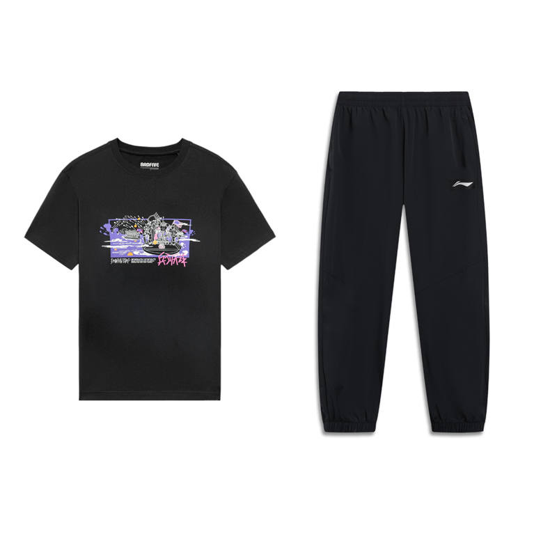 Li-Ning Li Ning Casual Sportswear Unisex Black