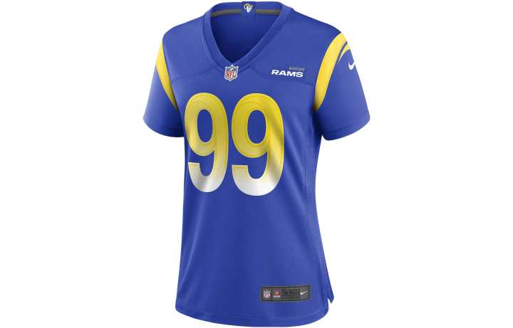 Nike Nike X NFL Soccer Jerseys Women's Blue V Neck Moderate