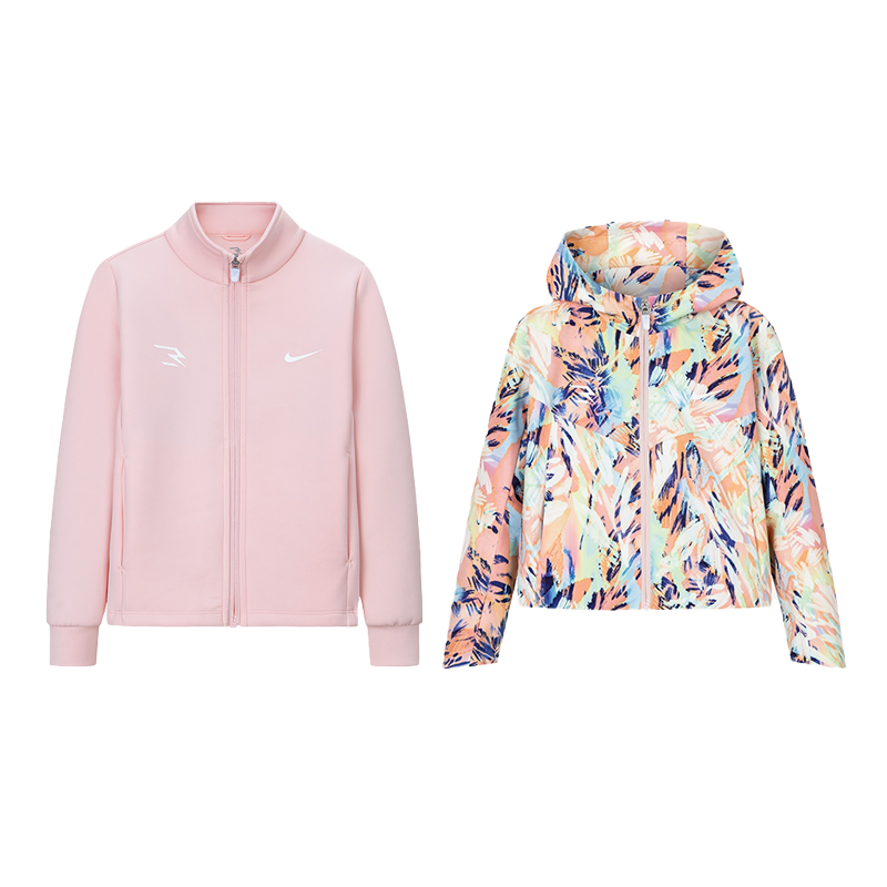 Nike Nike Jacket 3Brand SS25 2 Piece Set Hazy Pink Children Aged 3 7 Years Old
