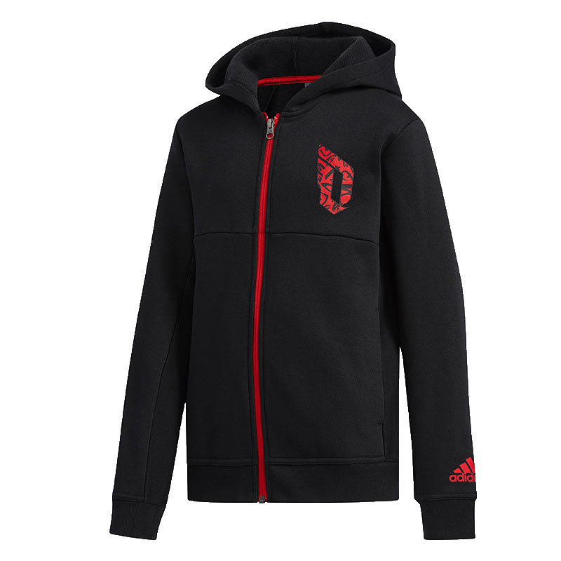 Adidas Adidas Jackets & Coats Athleisure Fleece Lined Thermal Hooded Black Teenagers
