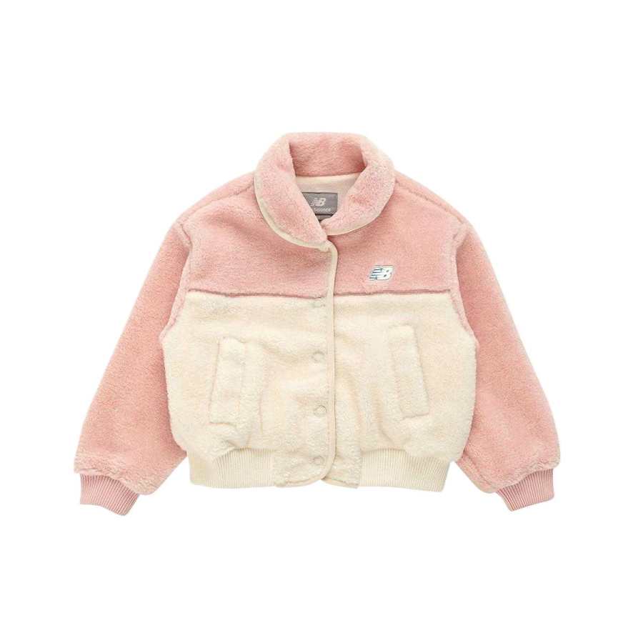 New Balance New Balance Jackets & Coats Pink Children Aged 3 7 Years Old