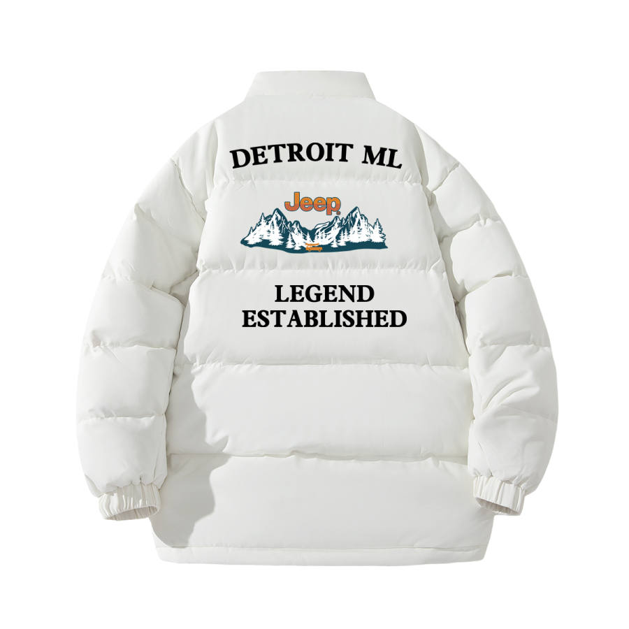 Jeep Jeep Grade School Padded Jackets Stand Collar Thickened