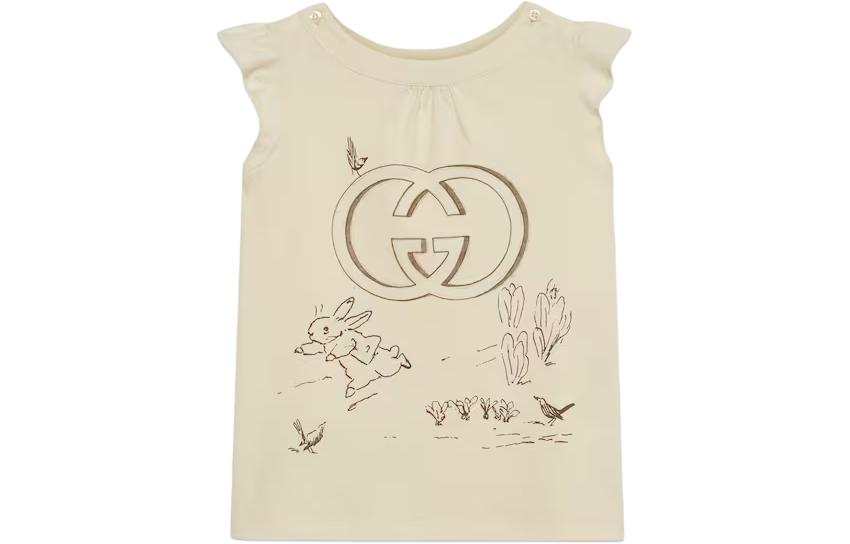 GUCCI Kids T Shirts Crew Neck Moderate