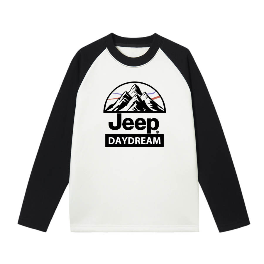 Jeep Jeep Grade School Sweatshirts Crew Neck Thickened