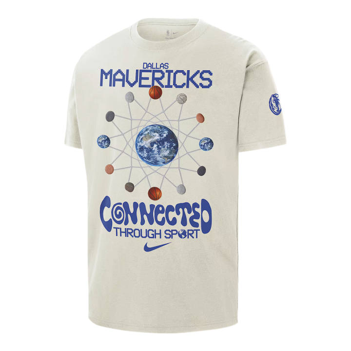 Nike Nike X NBA T Shirts Men's White Crew Neck Moderate Straight Fit