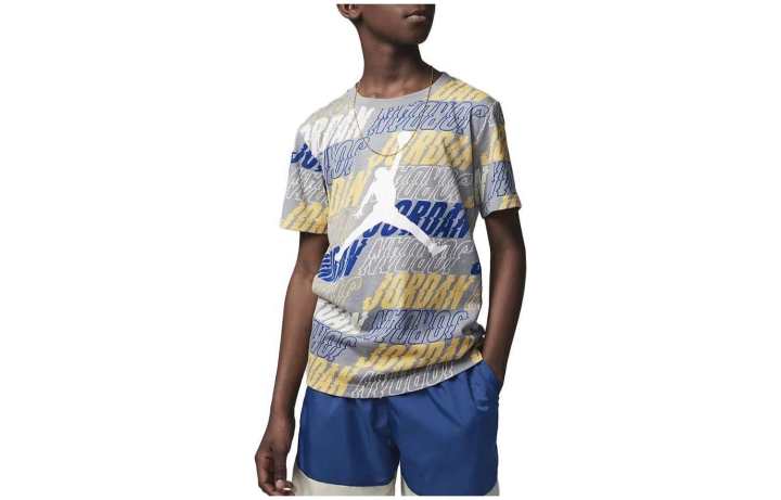 Jordan Jordan Grade School T Shirts Crew Neck Moderate