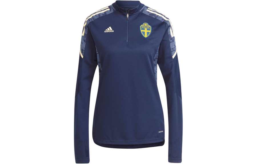 Adidas Adidas Sweden Condivo 21 Training Top Soccer Jersey Women's Dark Blue