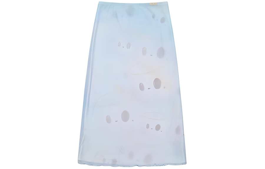 GOOD BAI GOODEES Casual Long Skirt Women's Light Blue