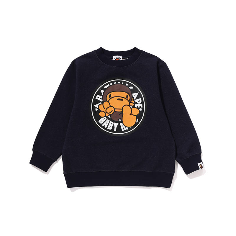 A BATHING APE A BATHING APE Kids Sweatshirts Crew Neck Moderate